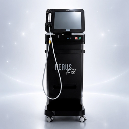 HERUS Full HIFU da Fismatek Medical para tratamentos de lifting facial, flacidez e rejuvenescimento sem cirurgia.